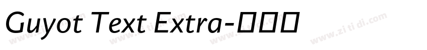 Guyot Text Extra字体转换